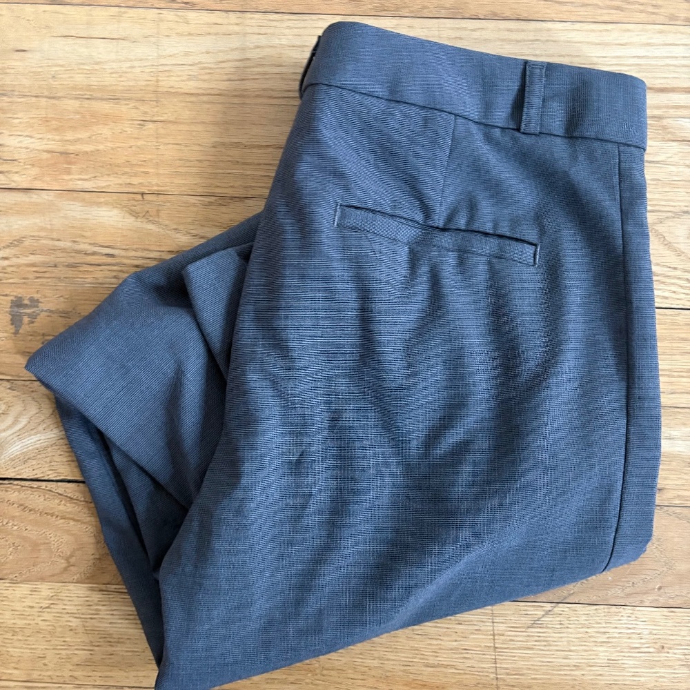 Grey low-rise vintage Banana Republic work pants